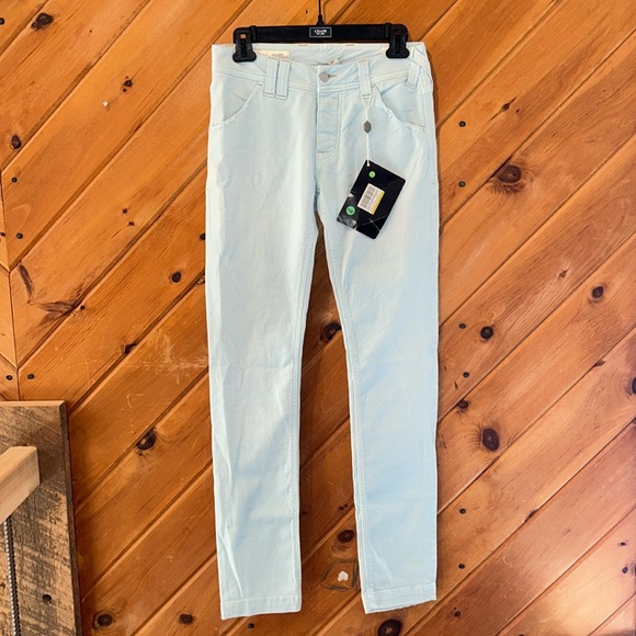 NWT Cycle jeans luxury sky blue skinny cotton pants